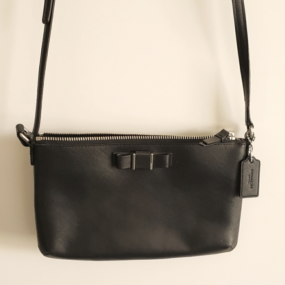 Coach crossbody bow bag